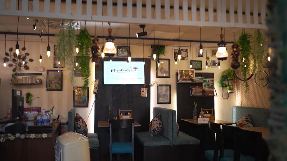 Inside Mini Malaysia restaurant