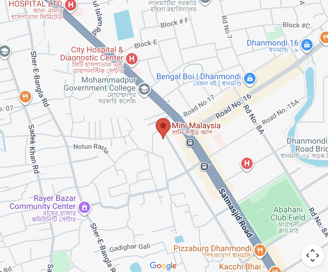 Map showing Mini Malaysia location